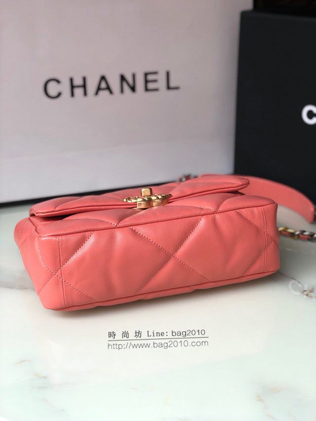 Chanel女包 香奈兒專櫃最新款19系列羊皮包 Chanel經典款女包 S1160  djc4074